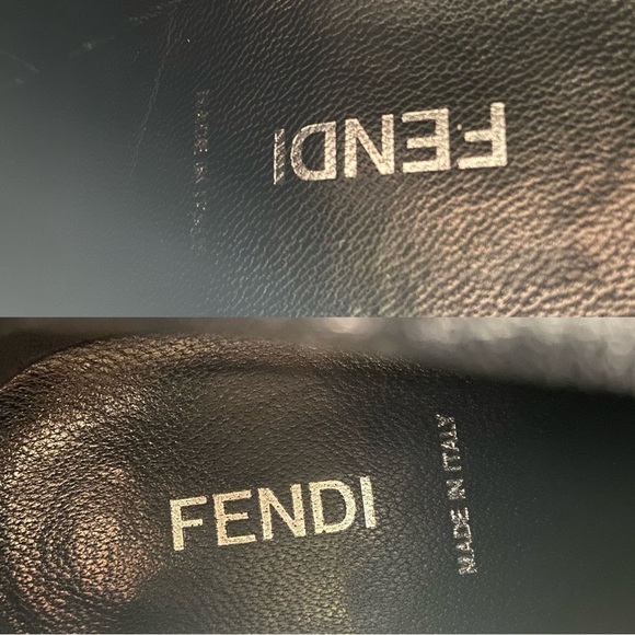 Fendi Suede Full Leather Heeled Riding Boots - Picture 16 of 16